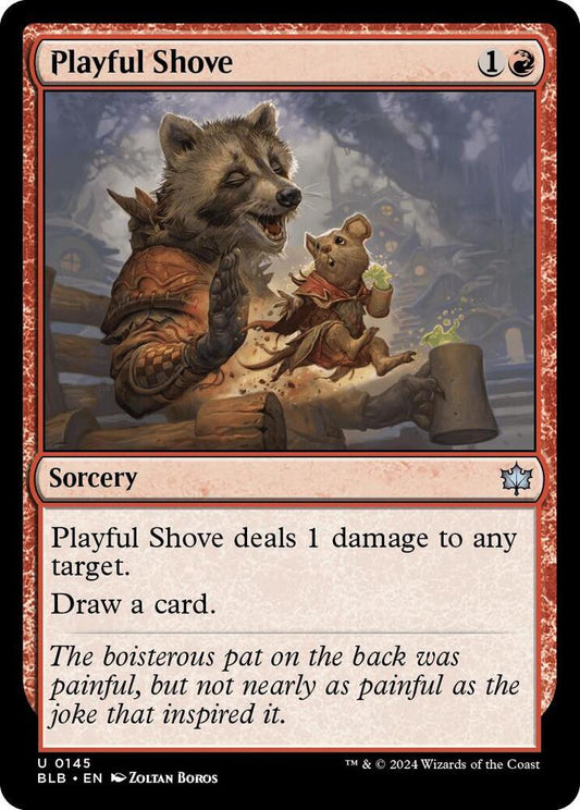 Playful Shove [Bloomburrow] 145