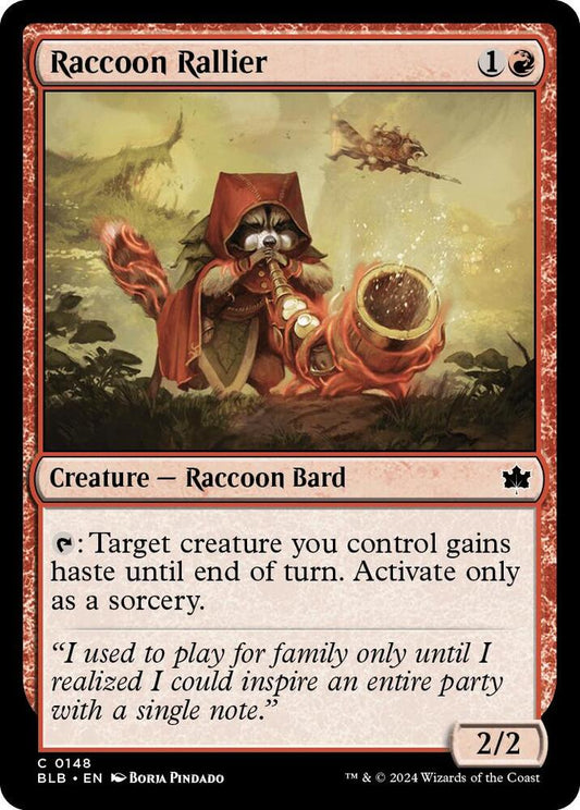 Raccoon Rallier [Bloomburrow] 148