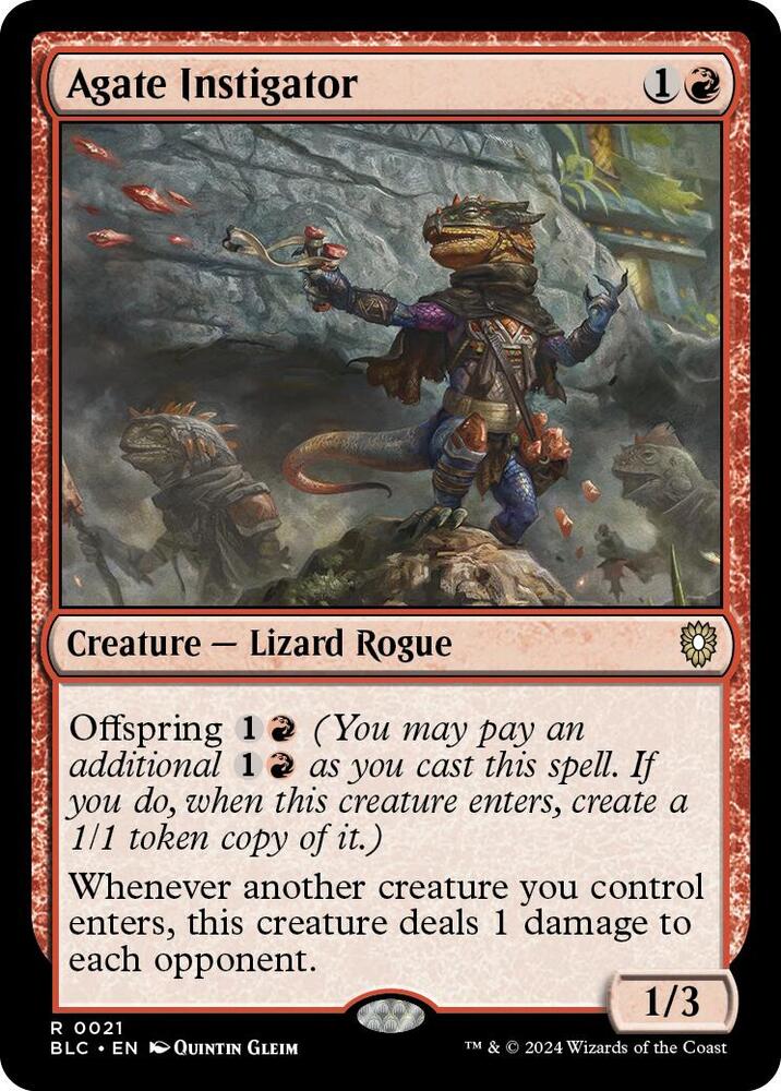Agate Instigator [Commander: Bloomburrow] 21
