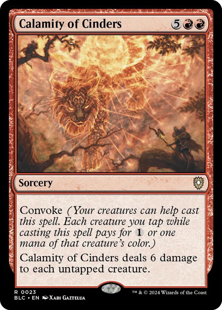 Calamity of Cinders [Commander: Bloomburrow] 23