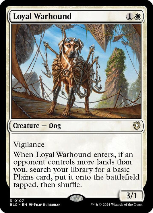 Loyal Warhound [Commander: Bloomburrow] 107