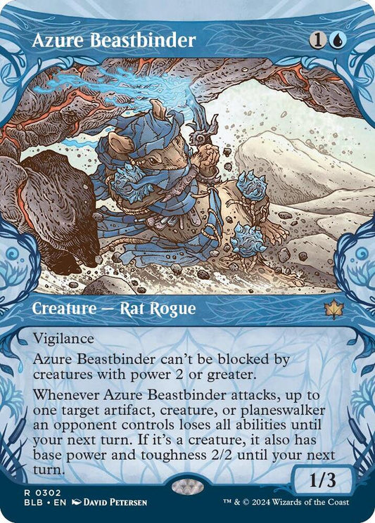 Azure Beastbinder (Showcase) [Bloomburrow] 302