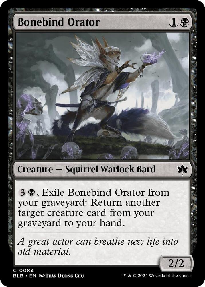 Bonebind Orator [Bloomburrow] 84
