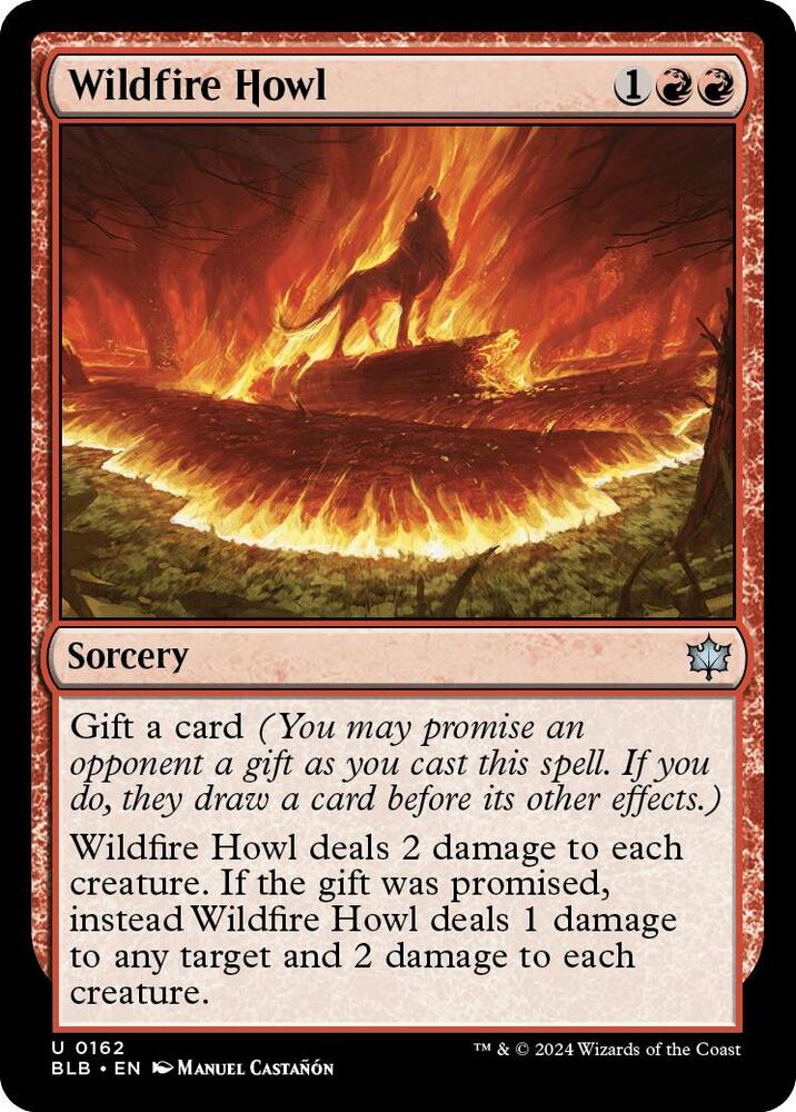 Wildfire Howl [Bloomburrow] 162