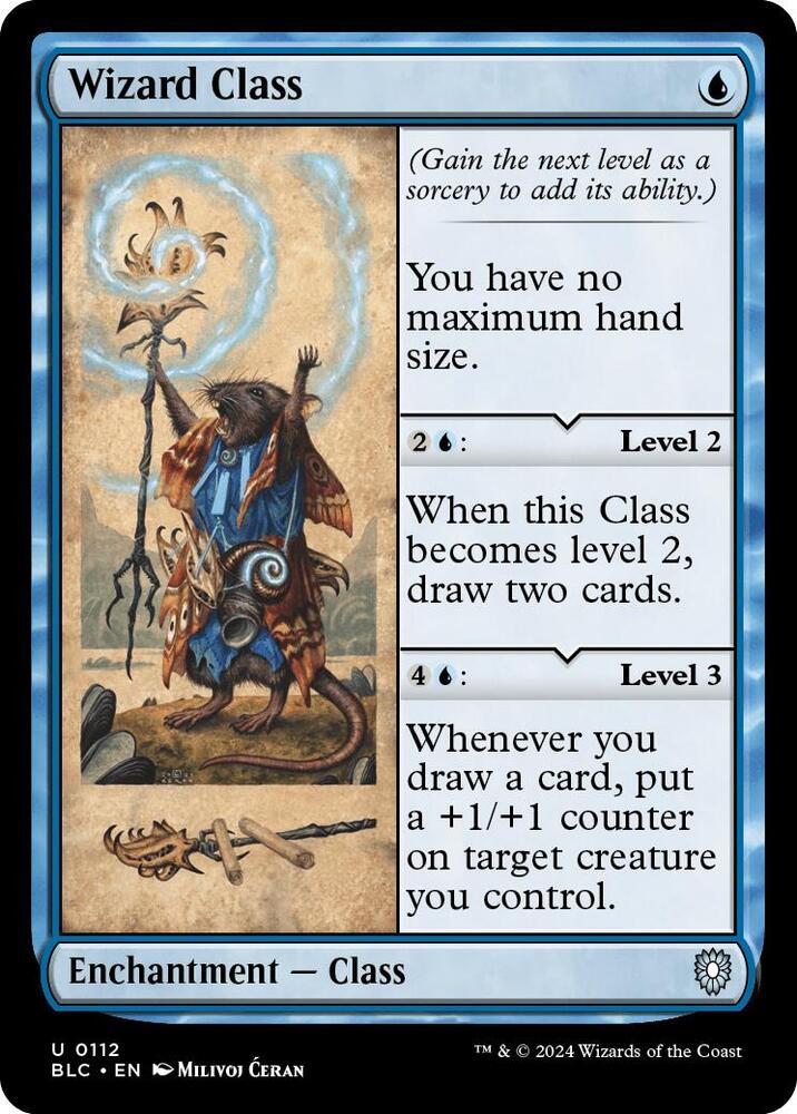 Wizard Class [Commander: Bloomburrow] 112