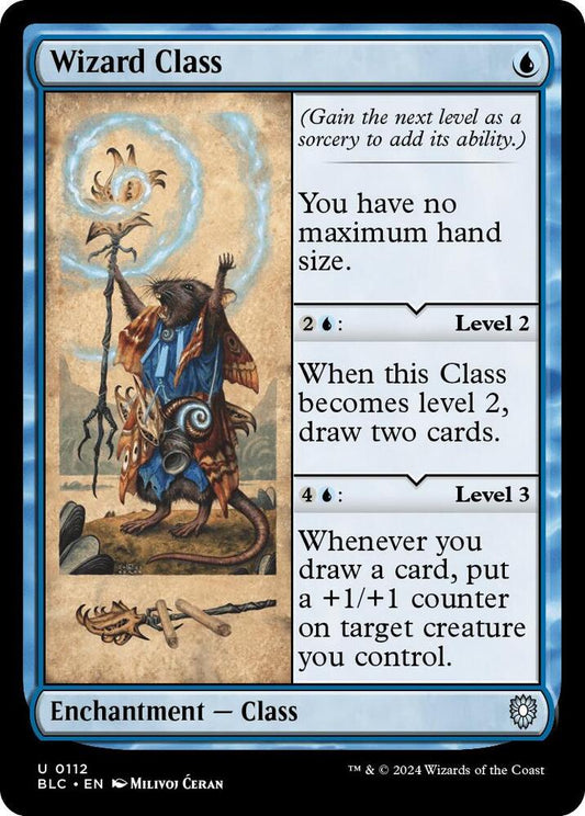Wizard Class [Commander: Bloomburrow] 112