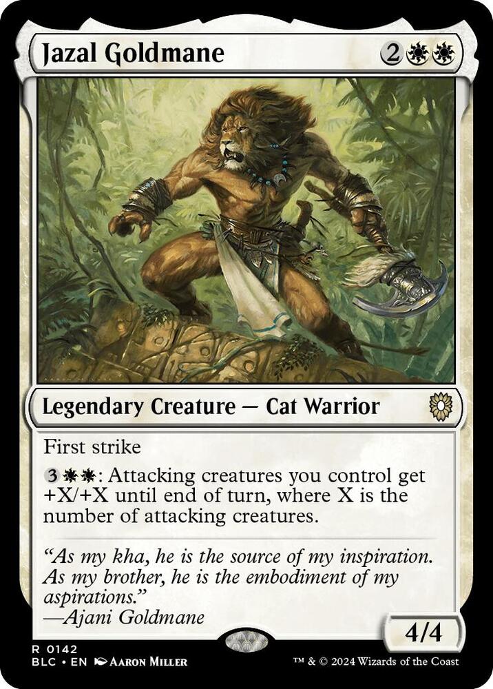 Jazal Goldmane [Commander: Bloomburrow] 142