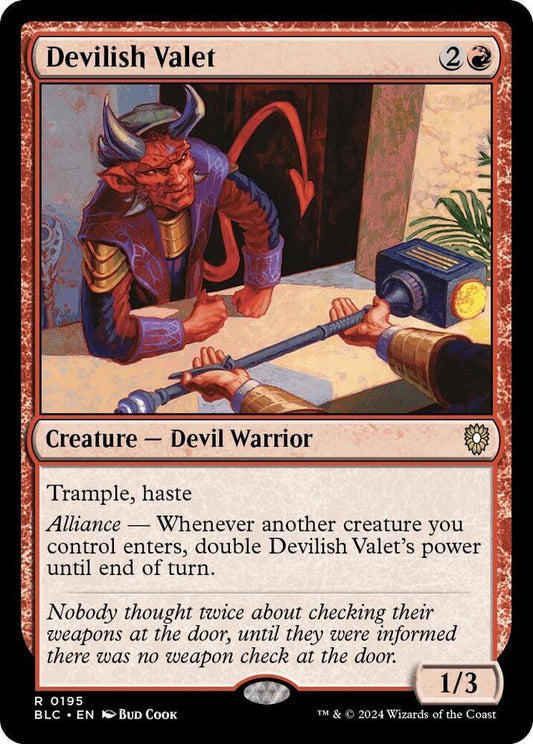 Devilish Valet [Commander: Bloomburrow] 195