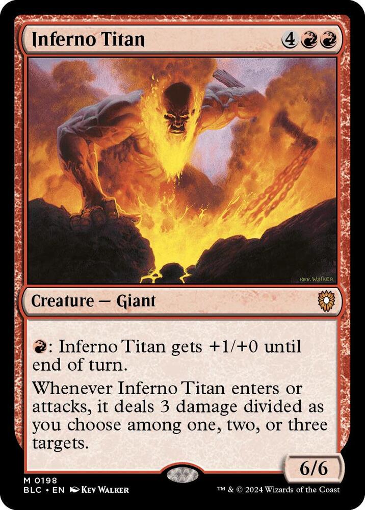 Inferno Titan [Commander: Bloomburrow] 198