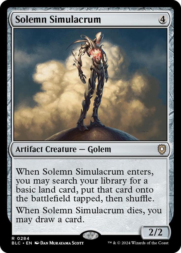 Solemn Simulacrum [Commander: Bloomburrow] 284