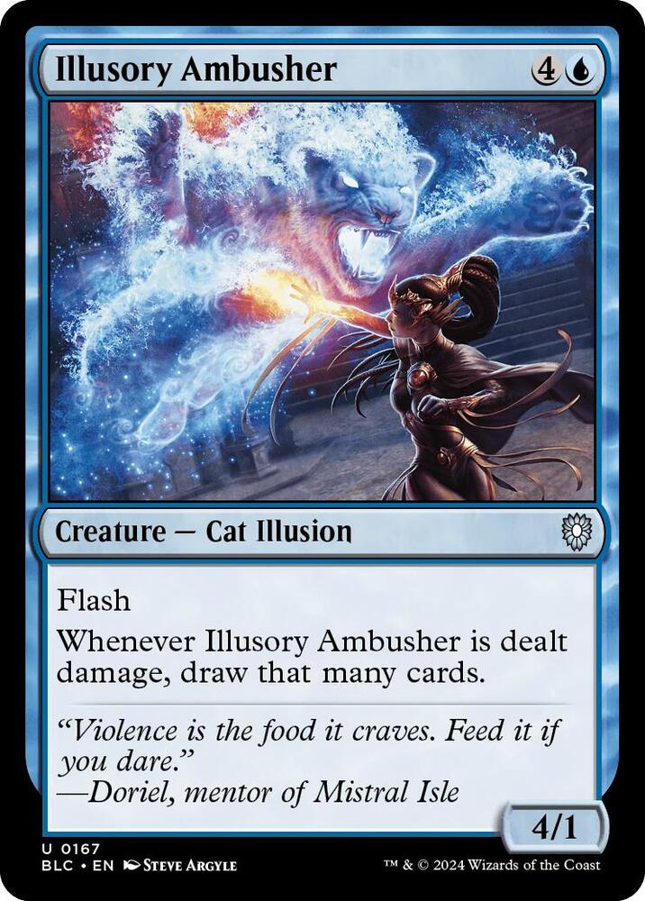 Illusory Ambusher [Commander: Bloomburrow] 167