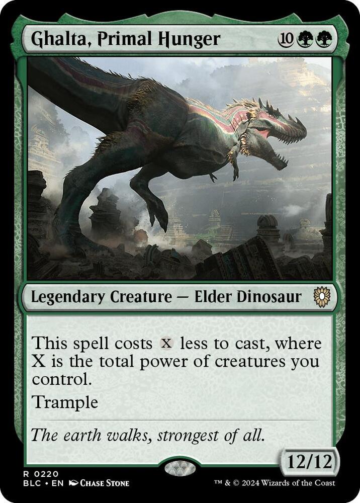 Ghalta, Primal Hunger [Commander: Bloomburrow] 220