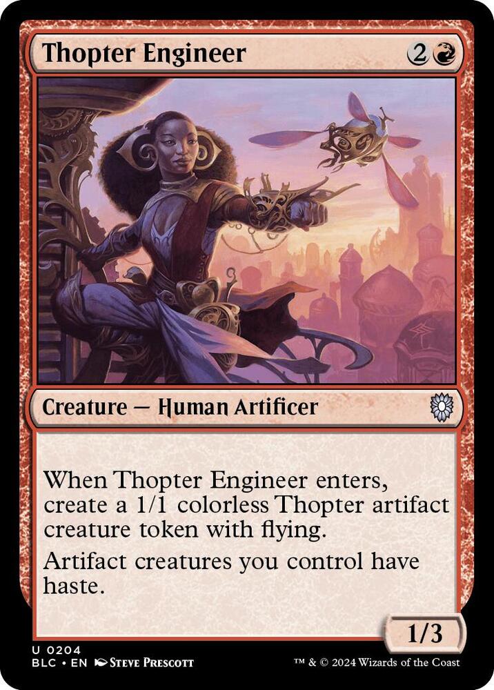 Thopter Engineer [Commander: Bloomburrow] 204