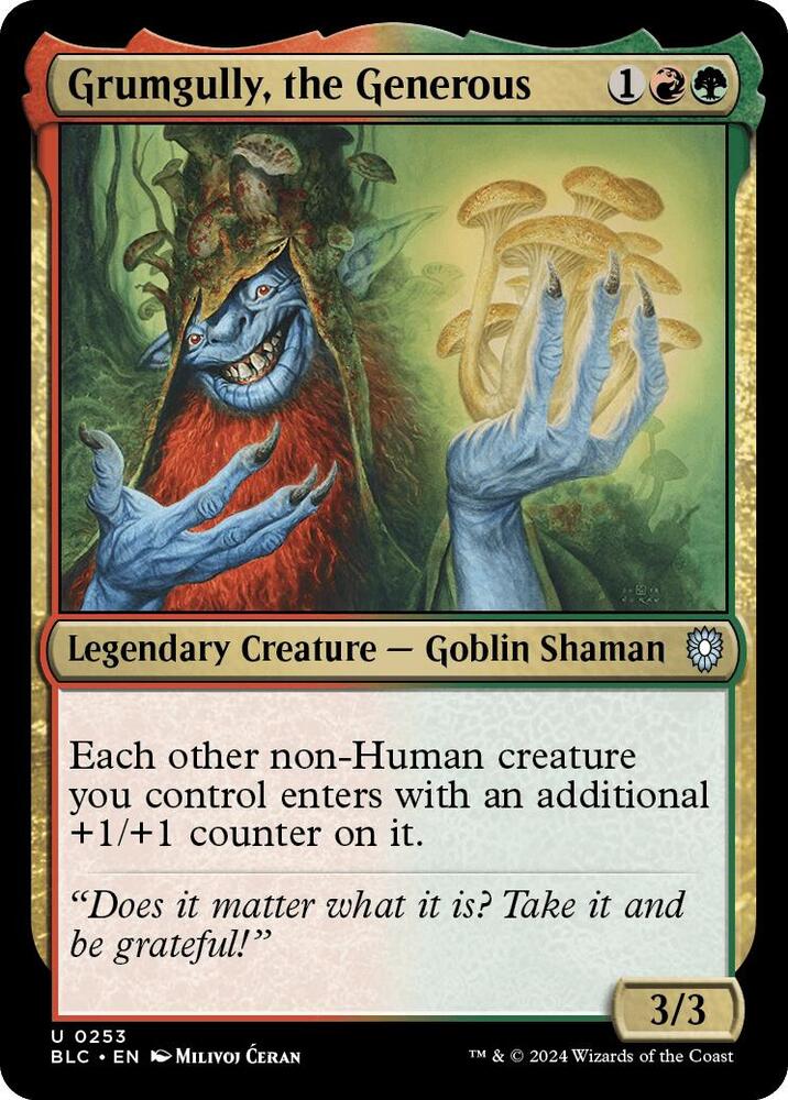 Grumgully, the Generous [Commander: Bloomburrow] 253