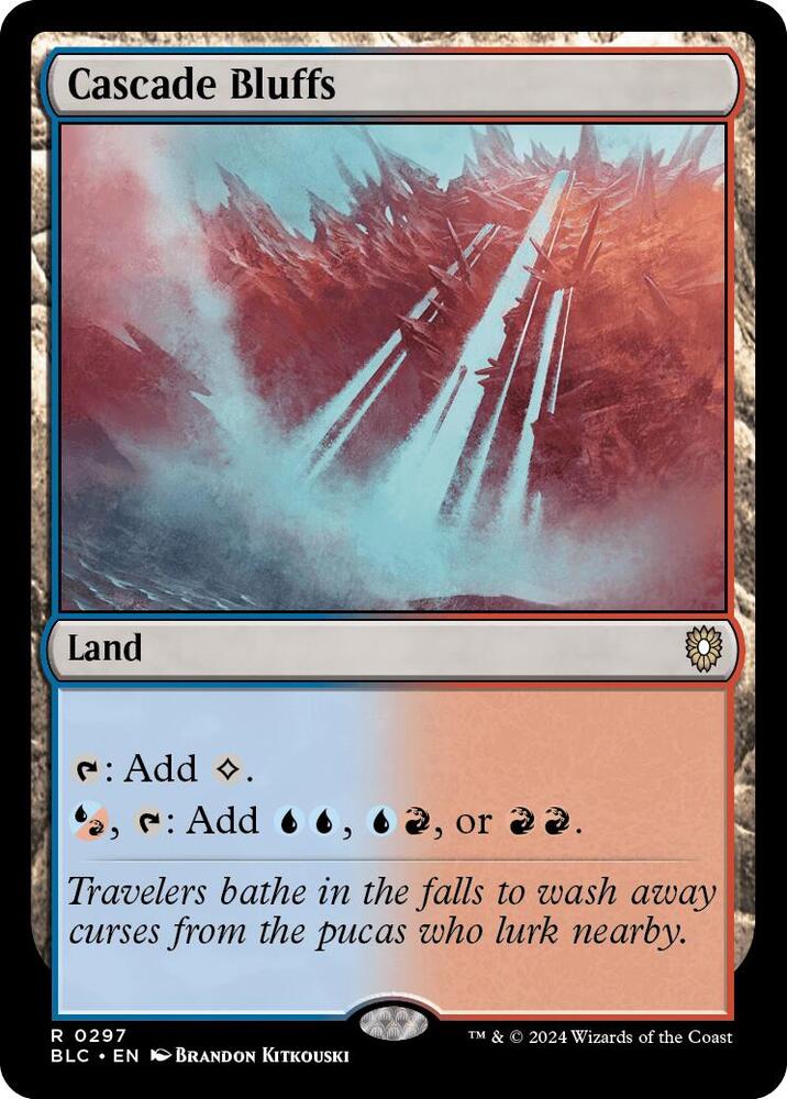 Cascade Bluffs [Commander: Bloomburrow] 297