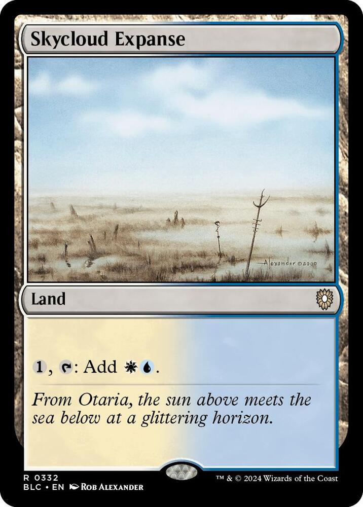 Skycloud Expanse [Commander: Bloomburrow] 332