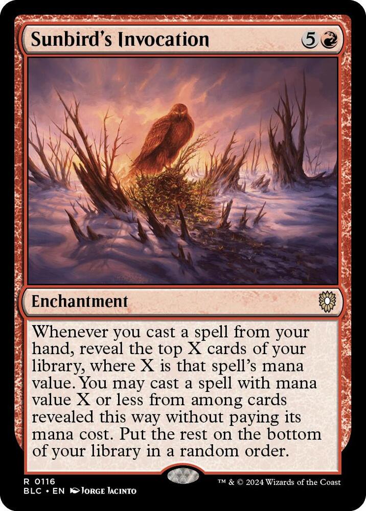 Sunbird's Invocation [Commander: Bloomburrow] 116