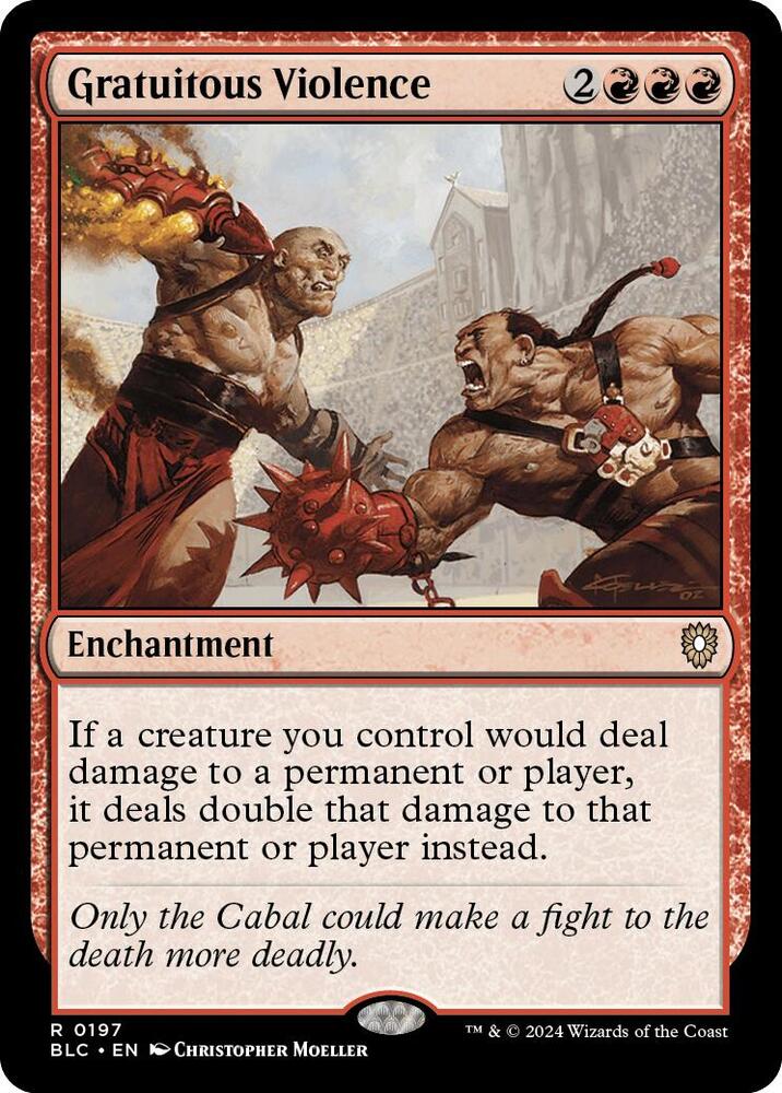 Gratuitous Violence [Commander: Bloomburrow] 197