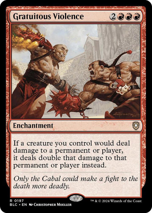 Gratuitous Violence [Commander: Bloomburrow] 197