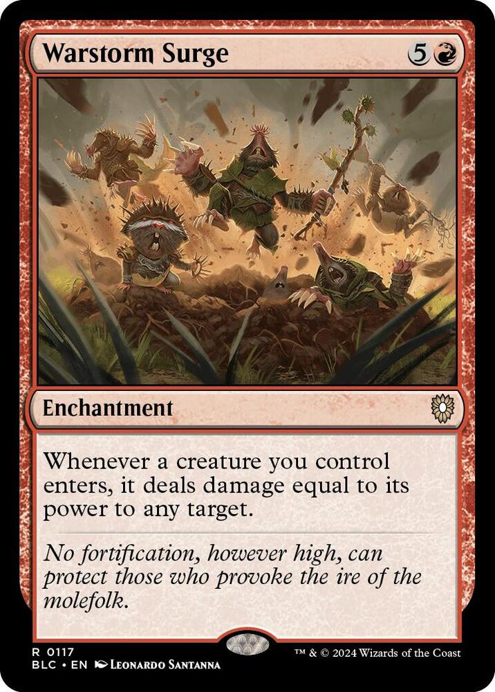 Warstorm Surge [Commander: Bloomburrow] 117