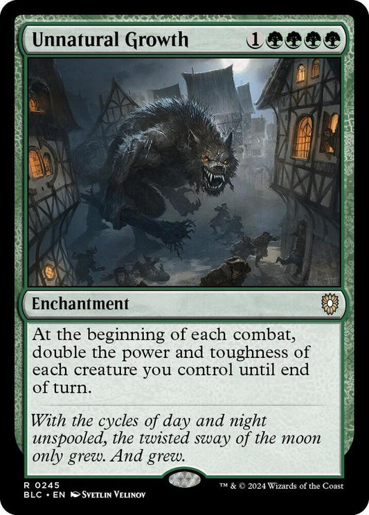 Unnatural Growth [Commander: Bloomburrow] 245