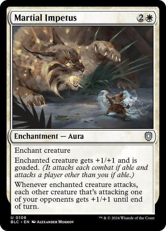 Martial Impetus [Commander: Bloomburrow] 108