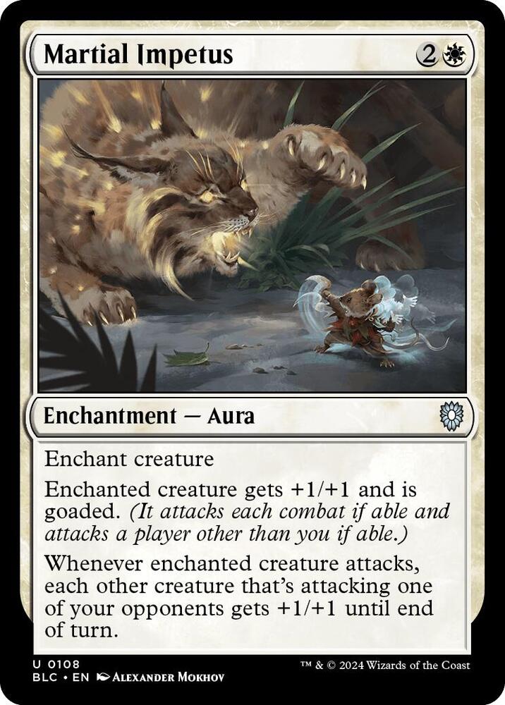 Martial Impetus [Commander: Bloomburrow] 108