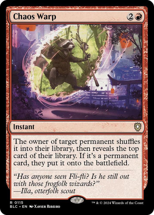Chaos Warp [Commander: Bloomburrow] 115