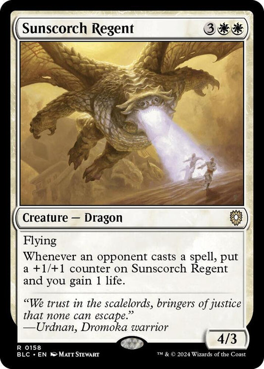 Sunscorch Regent [Commander: Bloomburrow] 158