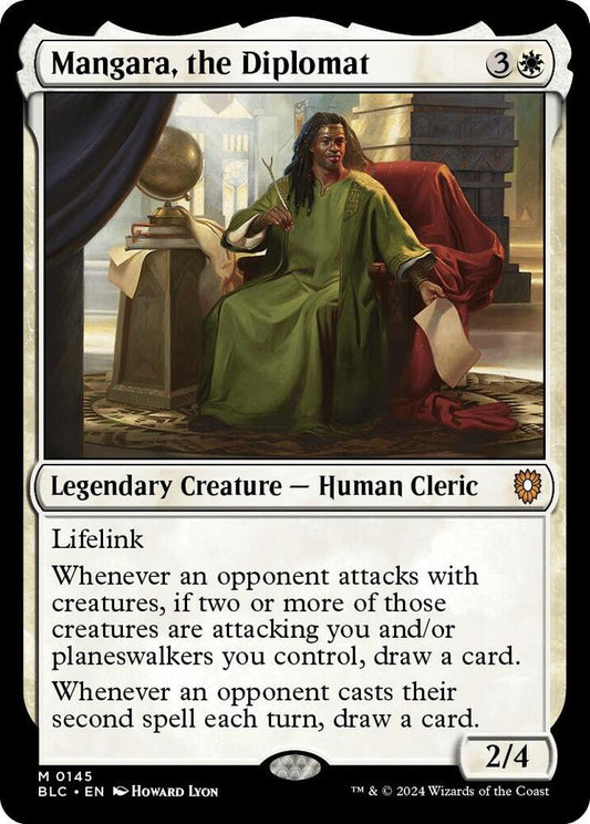 Mangara, the Diplomat [Commander: Bloomburrow] 145