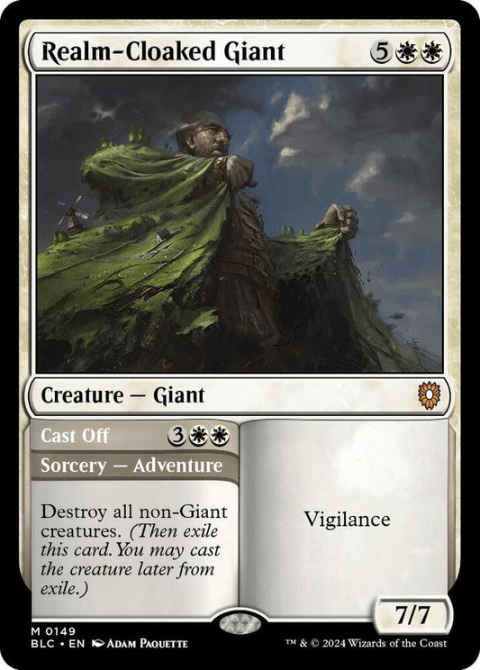 Realm-Cloaked Giant [Commander: Bloomburrow] 149