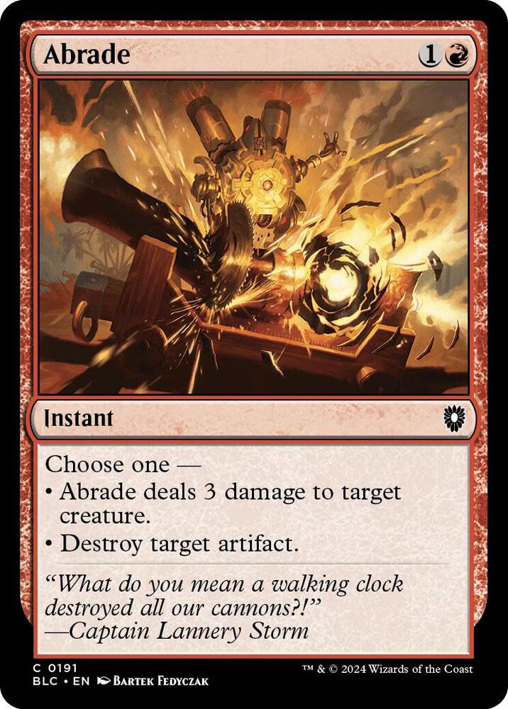 Abrade [Commander: Bloomburrow] 191