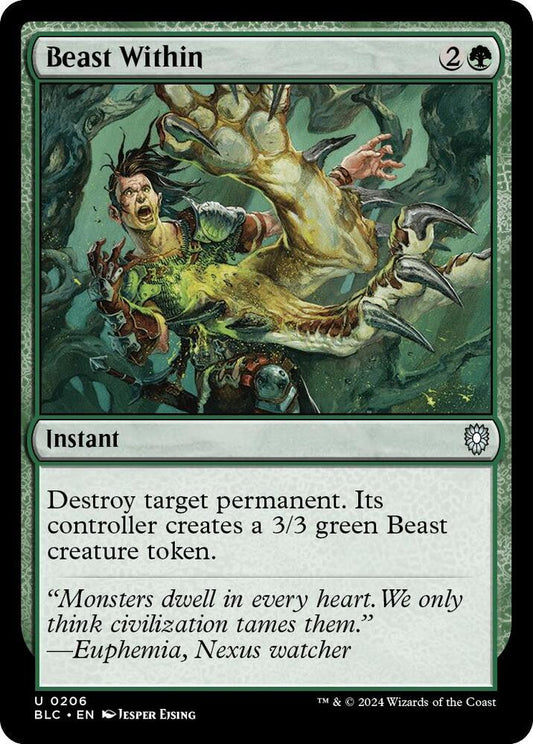 Beast Within [Commander: Bloomburrow] 206
