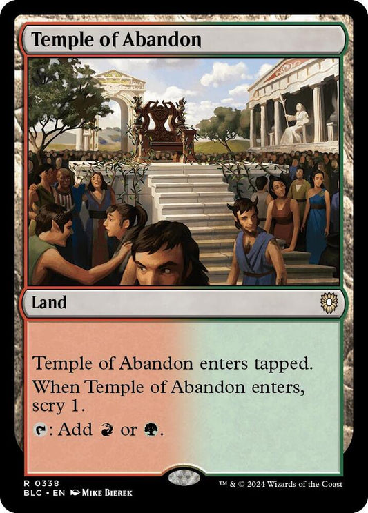 Temple of Abandon [Commander: Bloomburrow] 338
