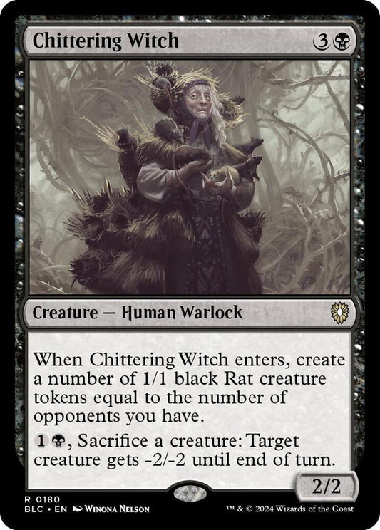 Chittering Witch [Commander: Bloomburrow] 180