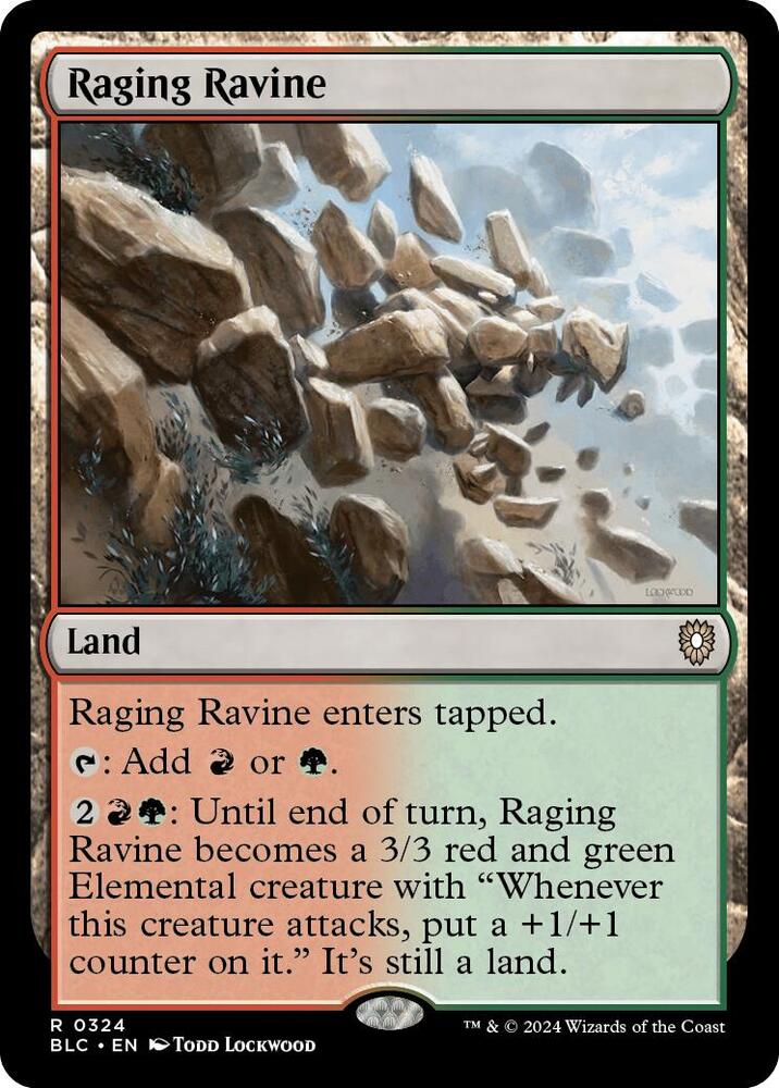 Raging Ravine [Commander: Bloomburrow] 324