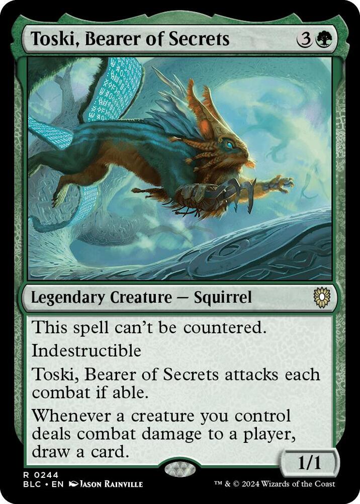 Toski, Bearer of Secrets [Commander: Bloomburrow] 244