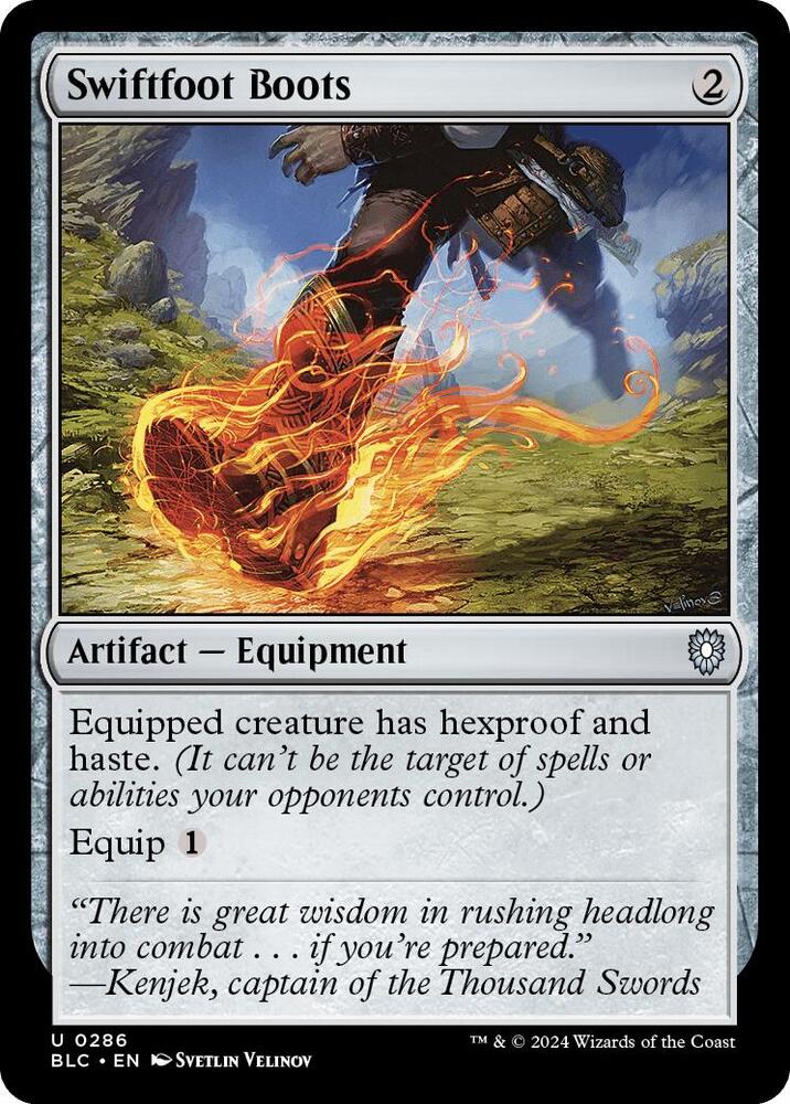 Swiftfoot Boots [Commander: Bloomburrow] 286