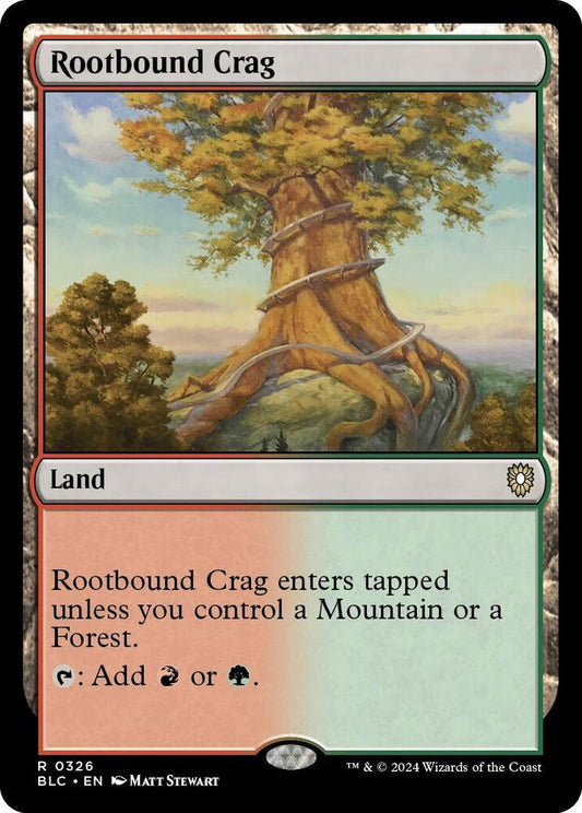 Rootbound Crag [Commander: Bloomburrow] 326