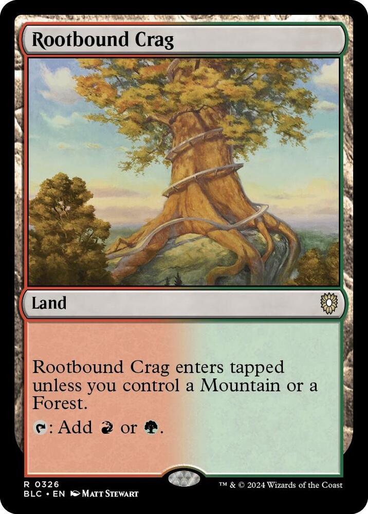 Rootbound Crag [Commander: Bloomburrow] 326