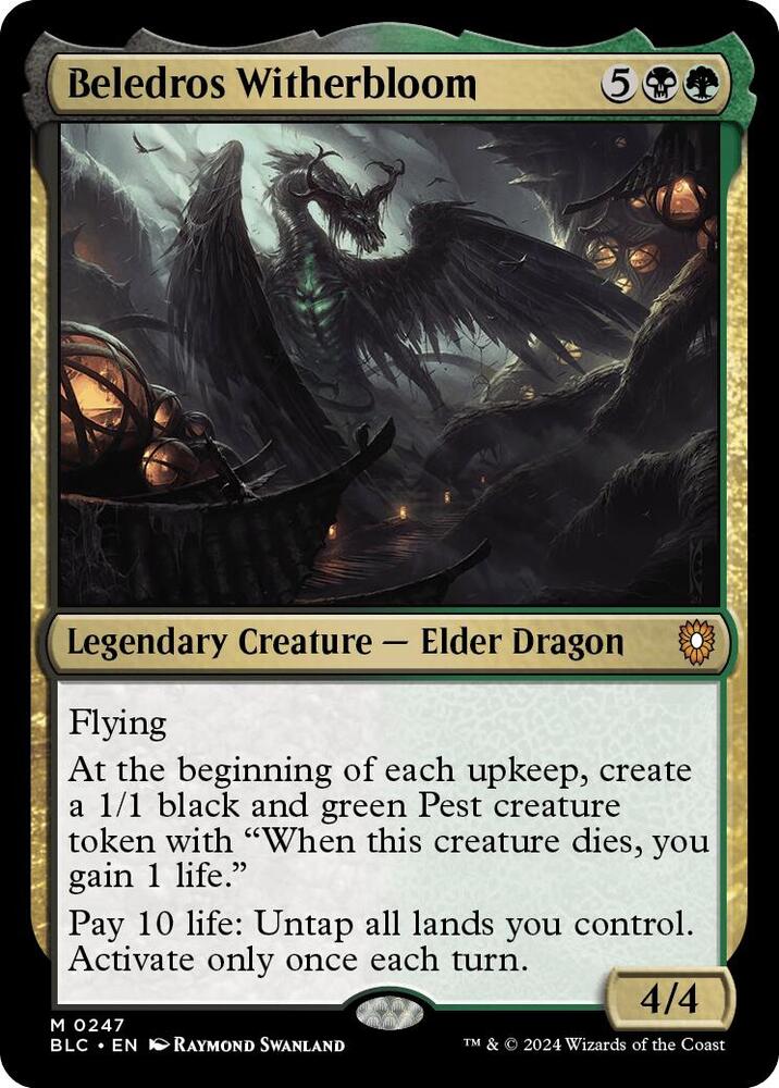 Beledros Witherbloom [Commander: Bloomburrow] 247