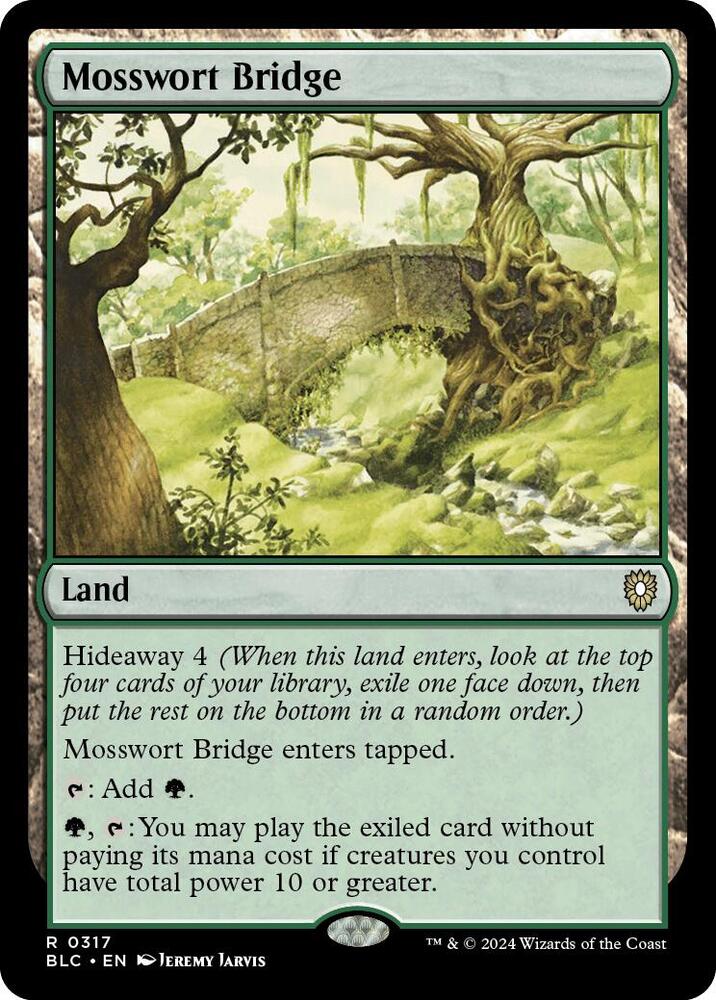 Mosswort Bridge [Commander: Bloomburrow] 317