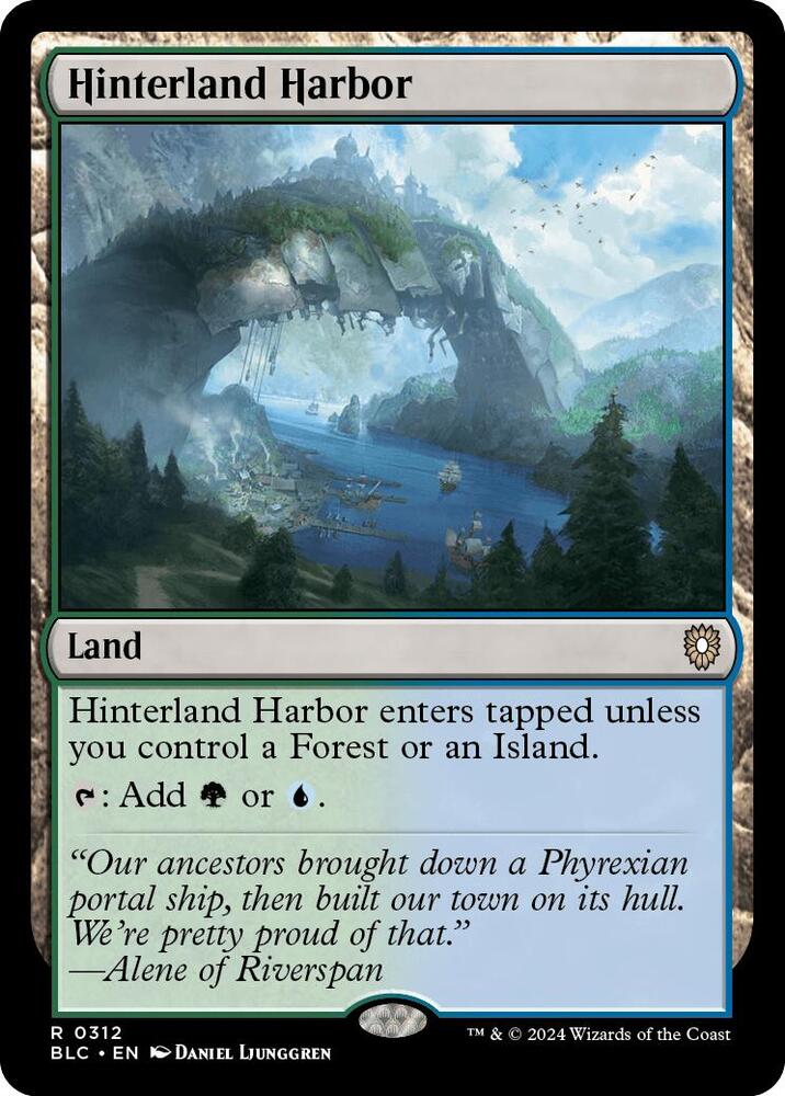 Hinterland Harbor [Commander: Bloomburrow] 312