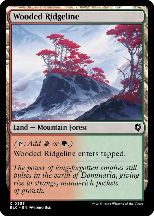 Wooded Ridgeline [Commander: Bloomburrow] 353