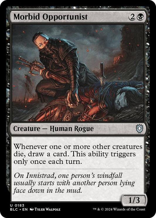 Morbid Opportunist [Commander: Bloomburrow] 183