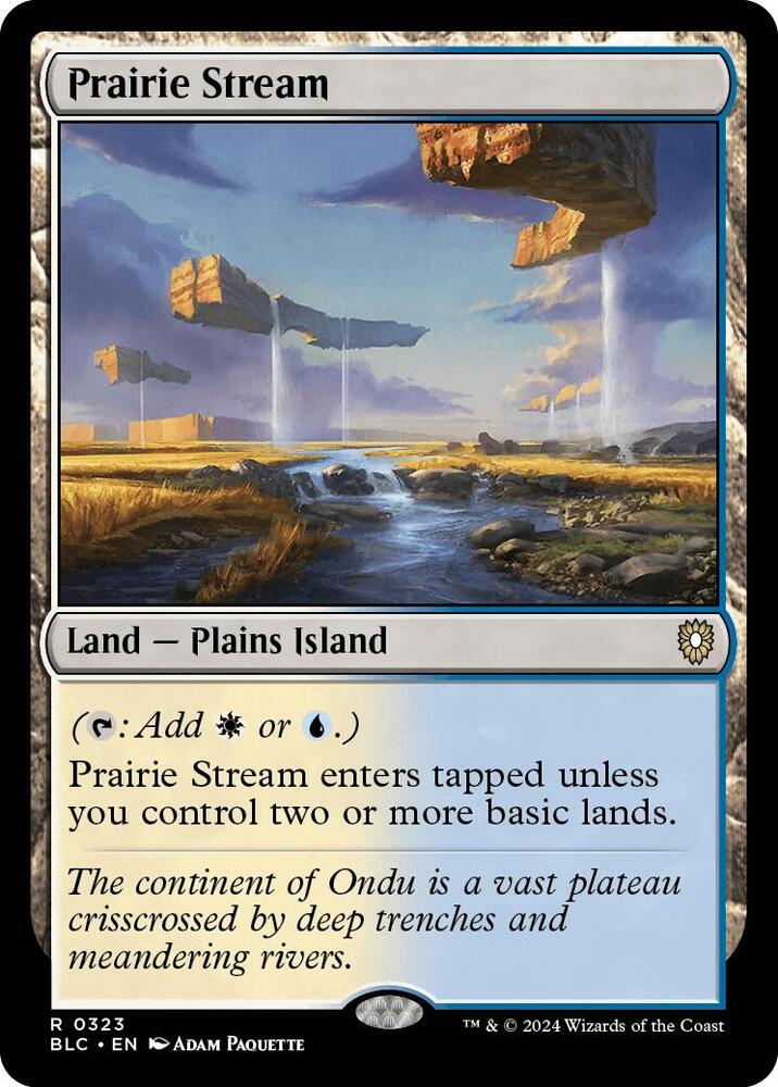 Prairie Stream [Commander: Bloomburrow] 323