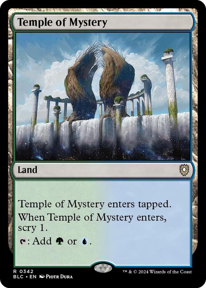 Temple of Mystery [Commander: Bloomburrow] 342