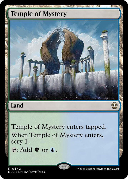 Temple of Mystery [Commander: Bloomburrow] 342