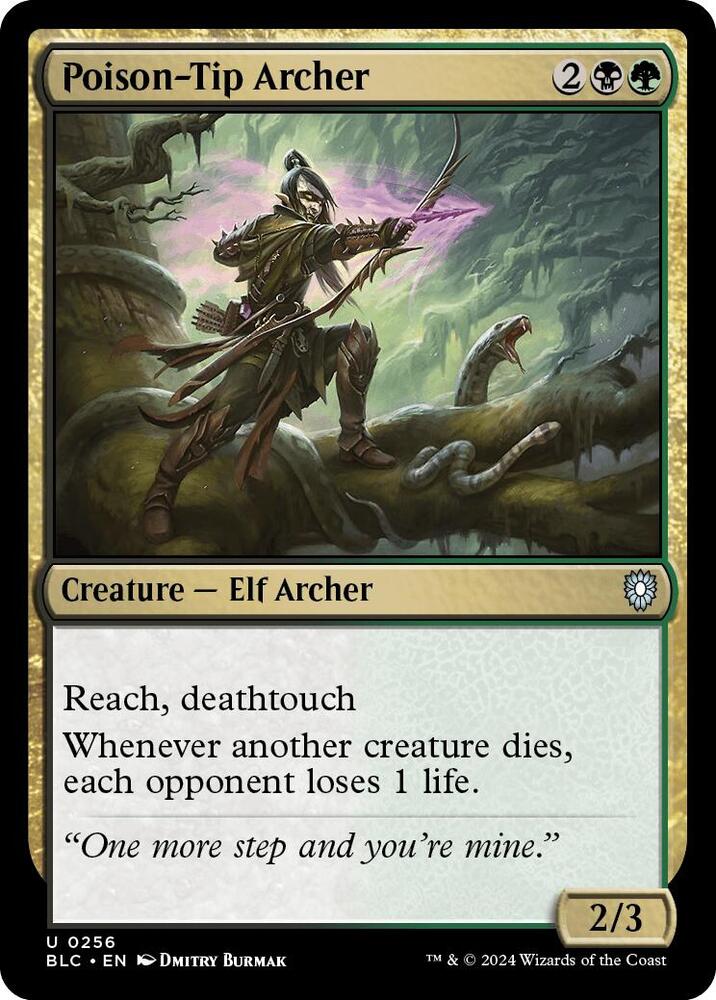 Poison-Tip Archer [Commander: Bloomburrow] 256