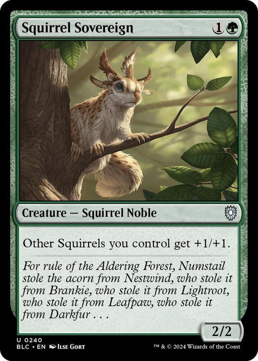 Squirrel Sovereign [Commander: Bloomburrow] 240